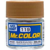 GSIクレオス Mr.カラー RLM79サンドイエロー 半光沢 10ml 模型用塗料 C119 | ロコロコショップ