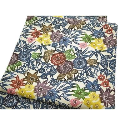 専用帯774 ●江戸紅型 ぜんまい紬 高級 正絹 名古屋仕立て 名古屋帯 正絹 半幅帯 ぜんまい紬 江戸紅型 芭蕉 白×青×紫