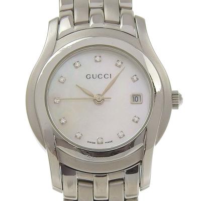 ❣️美品❣️グッチGUCCI レディース　シェル文字盤　11Pダイヤ　クォーツ腕時計 楽天市場】【ウォッチ】GUCCI グッチ デイト 11Pダイヤ ブラック