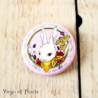 缶バッジ うさぎ 44mm : インディーズ雑貨 room505 - 通販 - Yahoo