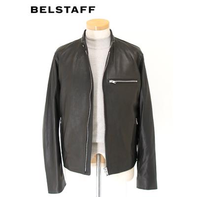 極美品 ベルスタッフ レザージャケット ライダース カウレザー 黒44 チェック BELSTAFF（ベルスタッフ） レザージャケット/シングルライダース/TRACK