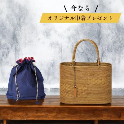 Rosily アタ　かごバッグ 巾着 アタ専門店 Rosily - 巾着プレゼント！｜Yahoo!ショッピング