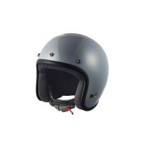 ジェットヘルメット ゾルター PythonJet2 SOLID グレイ ブラック | バイク・車パーツ ラバーマーク