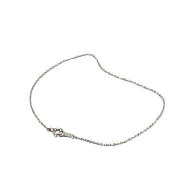 ン 大人気 新品 ノ ブレスレット 4面カット小豆 ホワイトゴールド 10金 チェーン ホワイトゴールド