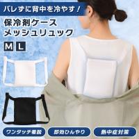 クールリュック 背中 保冷剤 ケース 冷却ベスト クールベスト ベスト リュック アイスリュック メッシュ 夏 冷感パッド 暑さ対策 熱中症 保冷 ひんやり グッズ