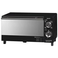山善 カリッと オーブントースター 4段階温度調節 15分タイマー 受け皿付き ブラック YTBS-D101(B) | Cooretto