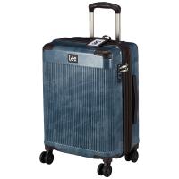 リー スーツケース 超軽量 双輪 表面デニム調 内装ペイズリー柄 機内持ち込みサイズ TSAロック マチ拡張 約38?47L 1 cm ネイ | Cooretto
