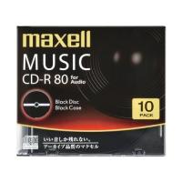 CDRA80BK.10S | マクセル 音楽用CD-R 80分 10枚印刷不可ブラックディスク maxell PC | Cooretto