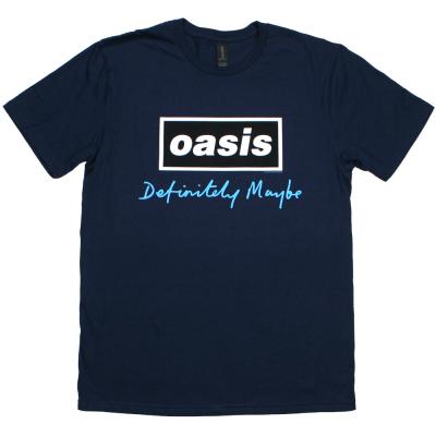 新品未開封OASIS オアシス ロゴTシャツ ネイビー Lサイズ ロックTシャツ バンドTシャツ OASIS オアシス バンドT