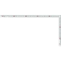 シンワ測定 曲尺 同厚 ホワイト 名作 30cm 表裏同目 11100 | 資材・印刷のルネ