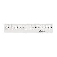 シンワ測定 直定規アクリル15 77041 | 資材・印刷のルネ