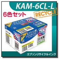 エプソン対応 KAM-6CL-L(カメ) 増量6色セット対応 ジット リサイクルインク JIT-EKAML6P | 走人