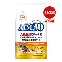 AIM30 11歳以上の室内避妊・去勢後猫用 腎臓の健康ケア チキン 1.2kg[600g×2袋]×４袋 マルカン サンライズ ▼a ペット フード 猫 キャット 国産 | RunPet ランペット