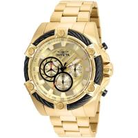 Invicta Men's 25515 Bolt Quartz Chronograph Gold Dial Watch 【並行輸入】 | ランシスストア