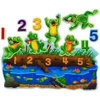 Five Speckled Frogs Felt Figures for Flannelboard Stories 【並行輸入】 | ランシスストア