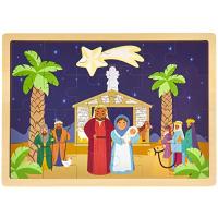 Imagination Generation キリスト降誕シーンパズルボード 木製パズル クリスマス聖書パズル ジグソーパズル 24 【並行輸入】 | ランシスストア
