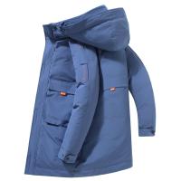ダウンジャケット メンズ シンプル 無地 ビッグポケット 高密度素材 防寒対策 暖かい 防風アウター | rushup