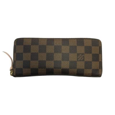 ルイヴィトン ポルトフォイユ クレマンス ダミエエベヌ ローズバレリーヌ 長財布 LOUIS VUITTON（ルイ・ヴィトン） ポルトフォイユ クレマンス ダミエ