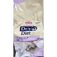 ドクターズダイエット猫用ハイシニア1.5kg×3袋オマケ250ｇ4袋 ドクターズダイエット 猫 ハイシニア 1.5kg (250g×6) リニューアル