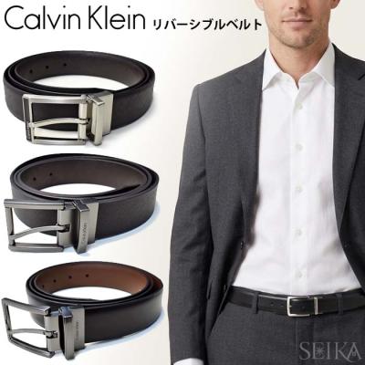 Calvin Klein メンズベルト（色：ブラウン系）｜ファッション小物