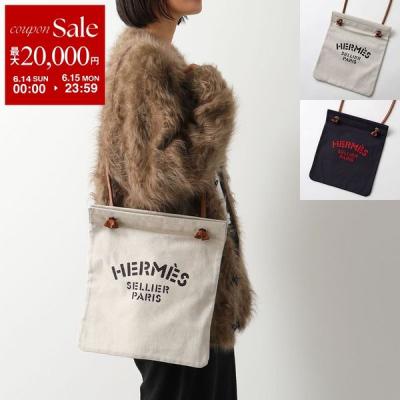 HERMES レディースショルダーバッグ（バッグ、小物素材：帆布、布製