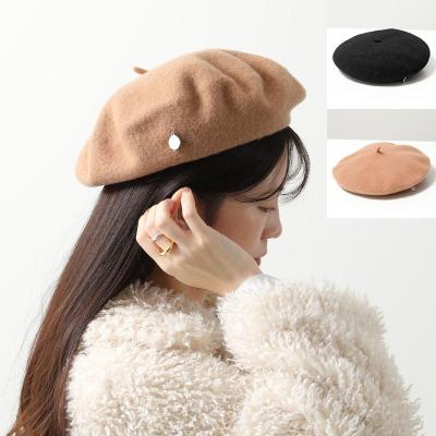 STELLA McCARTNEY ステラマッカートニー　帽子　ブラウン系 stella（Stella McCartney／レディースベレー帽）（色：ブラウン