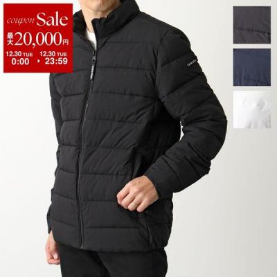 カルバンクライン　中綿ウールブルゾン　　スタンドカラー　L〜XL相当　ブラック Calvin Klein（カルバン・クライン） ブルゾン アウター メンズ 袖