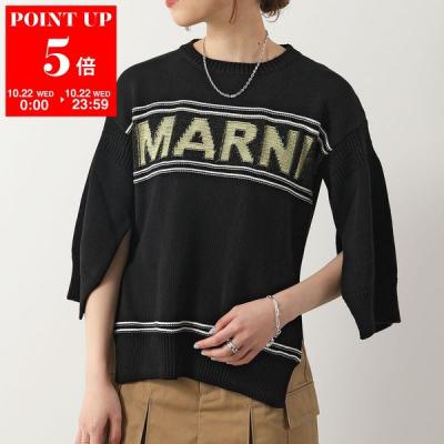 【美品】マルニ　MARNI トップス　カシミヤ100% バックリボン 美品】マルニ MARNI トップス カシミヤ100% バックリボン