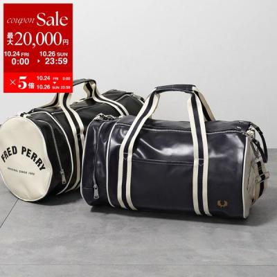 FRED PERRY メンズボストンバッグ（柄：モノグラム）｜バッグ