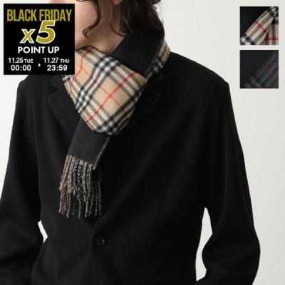 タグあり　バーバリーマフラー新品 Amazon.co.jp: [BURBERRY] (バーバリー) 新タグ/フリンジ