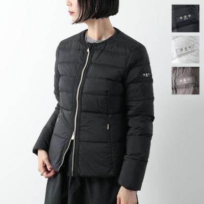 【美品】タトラスCERCIDAノーカラーキルティングダウンジャケット黒02 TATRAS（タトラス）の「TATRAS キルティングダウンブルゾン