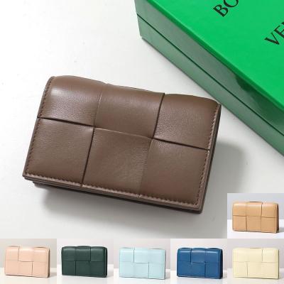 BOTTEGA VENETA 名刺入れ ピンク ボッテガヴェネタ BOTTEGA VENETA カードケース イントレチャート