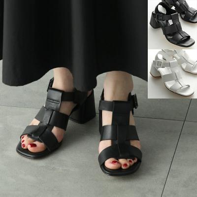 チャンキーヒール（Luca Grossi／ファッション）（サンダルストラップ