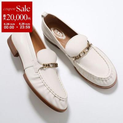 TOD'S レディースローファー（色：ホワイト系）｜シューズ