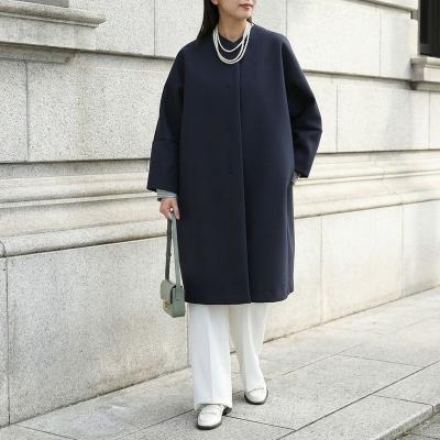 ドロップショルダー ノーカラー コートのおすすめ人気商品一覧 通販