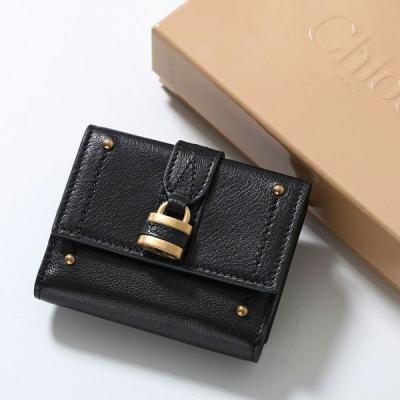 Chloe レディース三つ折財布（色：ブラック系）｜財布｜ファッション