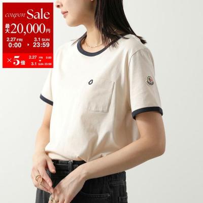 モンクレール tシャツ（レディースファッション）（色：ベージュ系