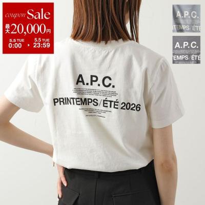 新品未使用 A.P.C. ホワイト 半袖Tシャツ 日本限定シルバーロゴ A.P.C.｜Daytona Park(FREAK'S STORE公式通販)