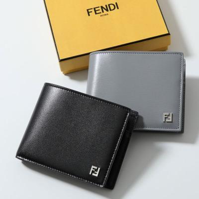 FENDI メンズ二つ折り財布（色：ブラック系）｜財布｜ファッション