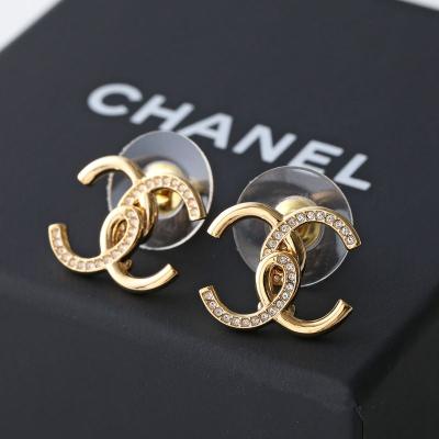 CHANEL ピアス（石素材：ラインストーン）｜レディースアクセサリー