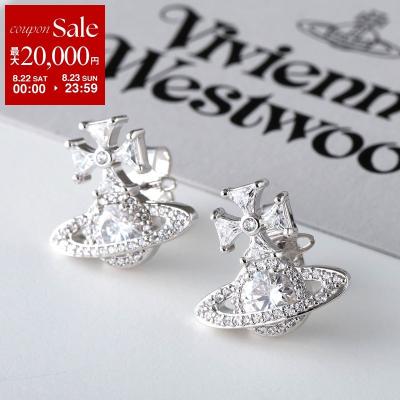 Vivienne Westwood ピアス（石素材：ラインストーン）｜レディース