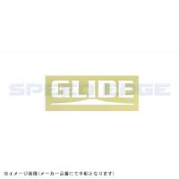GLIDE グライド 31600022 ロゴステッカー 抜き文字 ホワイト(31x105mm) | S-need