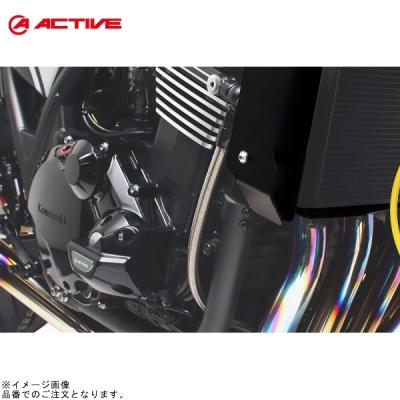 カワサキ ZRX1200R ZRX1100ラウンドオイルクーラー ZRX1100/1200R/DAEG ハイマウントオイルクーラーKIT | NOBLEST