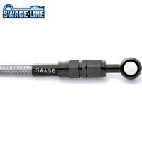 SWAGE-LINE スウェッジライン BTR279 リアホースキット ステンレスブラック/クリアホース | DT230LANZA 97-98 | S-need