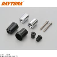DAYTONA デイトナ 17258 アルミビレッド ヘビーウエイトバーエンド リボルバー KAWASAKI車 M17タイプ カラー:ブラック | S-need