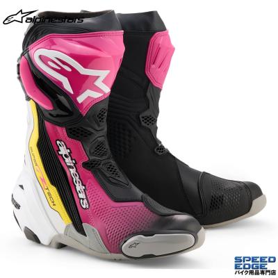 Alpinestars KUSHITANI スーパーテックR 42 未使用品 supertech r（バイク用 フットギア、ブーツ）｜バイクウェア｜バイク