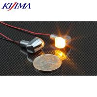 KIJIMA キジマ 219-5195 ウインカーランプ Nano シングル クロームメッキ LED 12V1.5W 2個入り | S-need