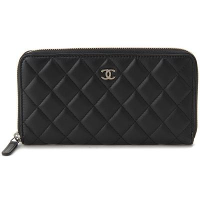 シャネル　長財布　シルバーココ　ラムスキン　ショルダー　フラワー型押し　黒 楽天市場】【財布】CHANEL シャネル マトラッセ ラウンド