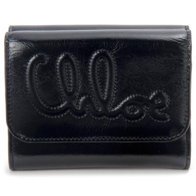 Chloe レディース三つ折財布（色：ブラック系）｜財布｜ファッション
