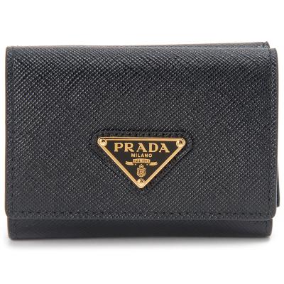 け*け様 PRADA プラダ ナイロン 3つ折財布 ナイロン レザー NERO 楽天市場】プラダ 三つ折り財布 ナイロンの通販